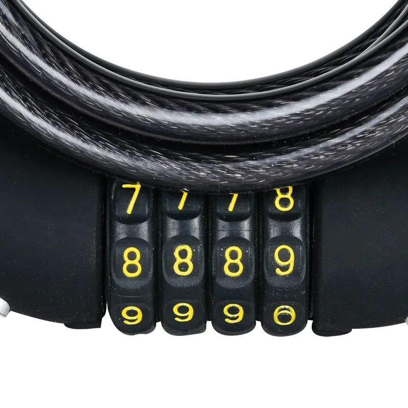 Oxford Combi Coil12 Combination Cable Lock - 1500mm x 12mm - Black-1