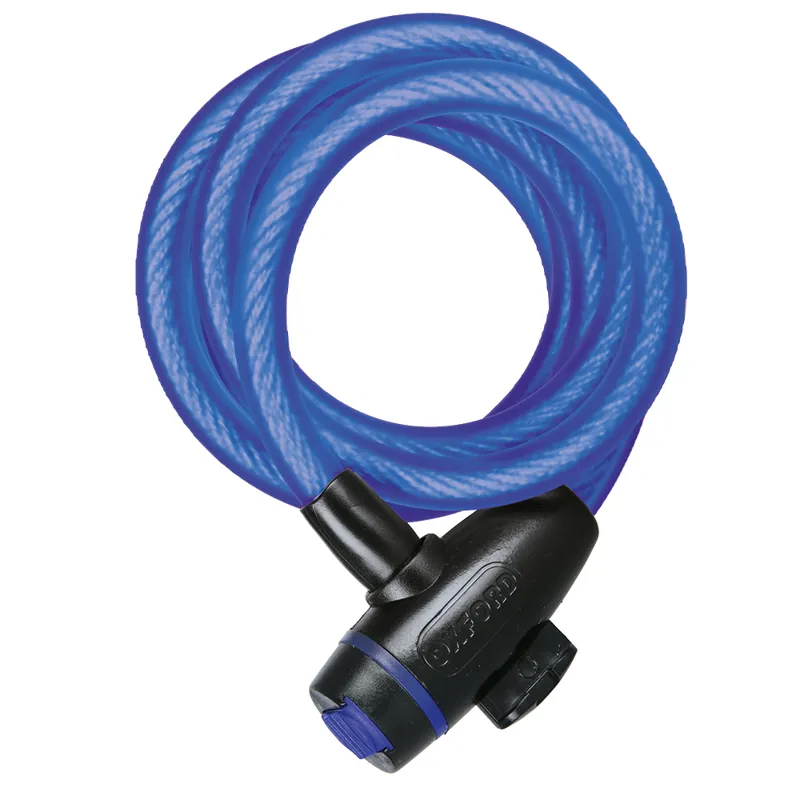 Oxford Cable Lock - 1800mm x12mm - Blue