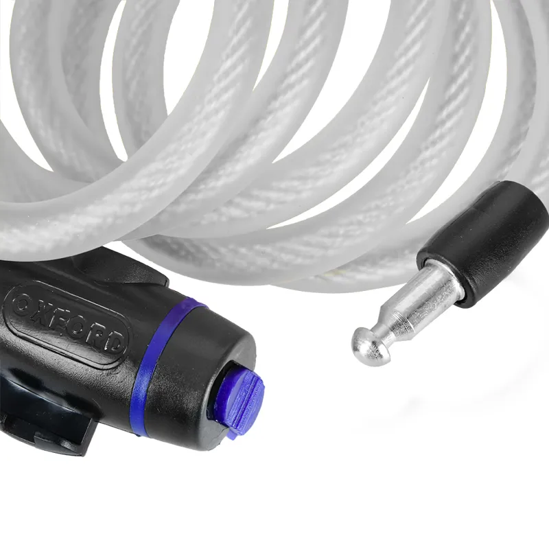 Oxford Cable Lock - 1800mm x12mm - Clear-4