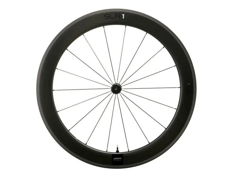 Giant SLR 1 65 Rim Brake Carbon Front Road Wheel - Black