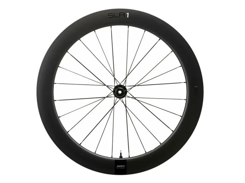 Giant SLR 1 65 Disc Carbon Front Road Wheel - Black