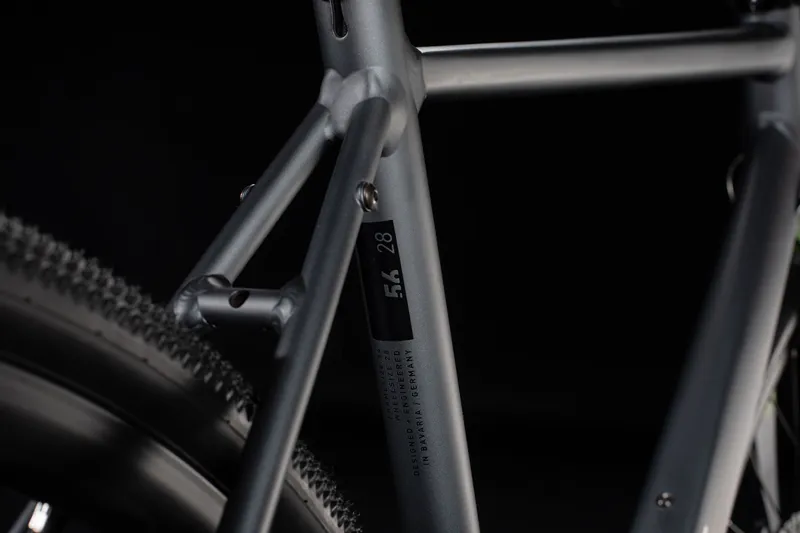 Cube SL Road Race 2020 Flat Bar Road Bike - Iridium/Green-3