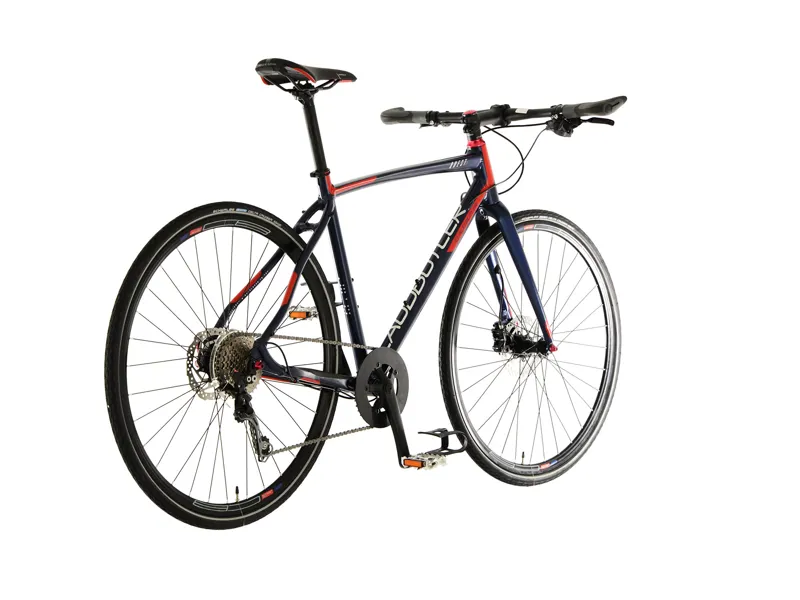 Claud Butler Quest 10 2019 Hybrid Bike - Blue/Red-1