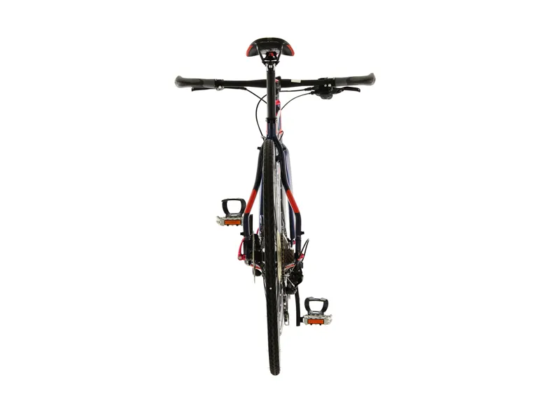 Claud Butler Quest 10 2019 Hybrid Bike - Blue/Red-2