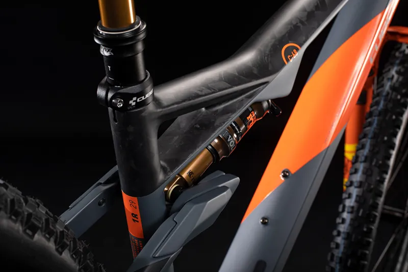 Cube AMS 100 C:68 TM 29er 2020 Full Suspension MTB - Grey/Orange-3