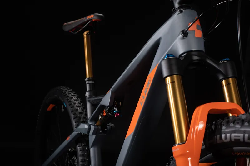 Cube AMS 100 C:68 TM 29er 2020 Full Suspension MTB - Grey/Orange-6