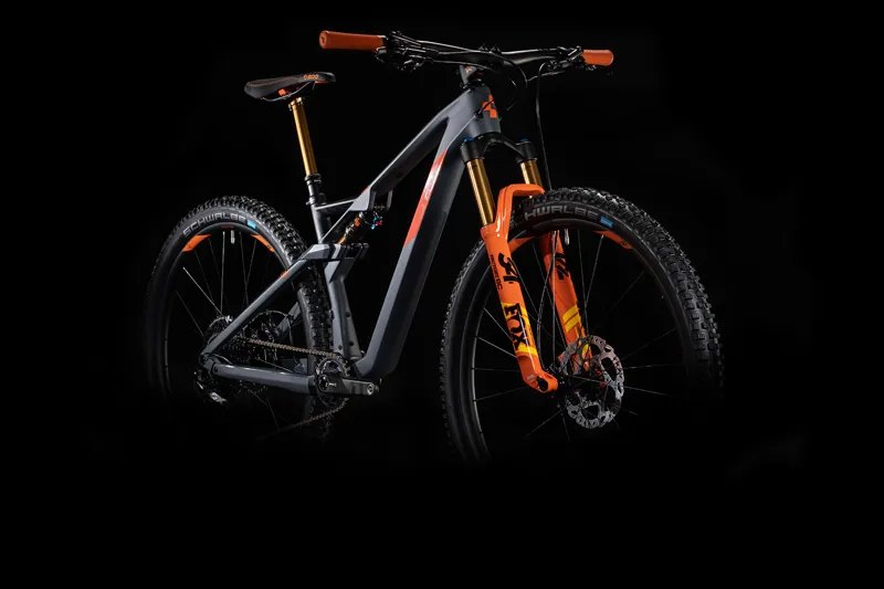 Cube AMS 100 C:68 TM 29er 2020 Full Suspension MTB - Grey/Orange-1