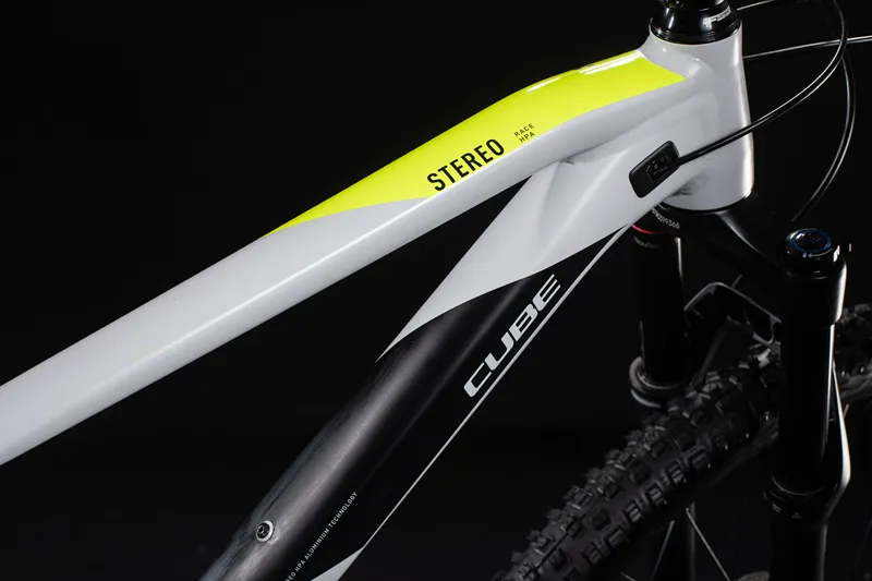 Cube Stereo 120 Race 29er 2020 Full Suspension MTB - Lightgrey/Yellow-5