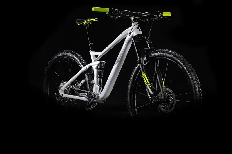 Cube Stereo 120 Race 29er 2020 Full Suspension MTB - Lightgrey/Yellow-1