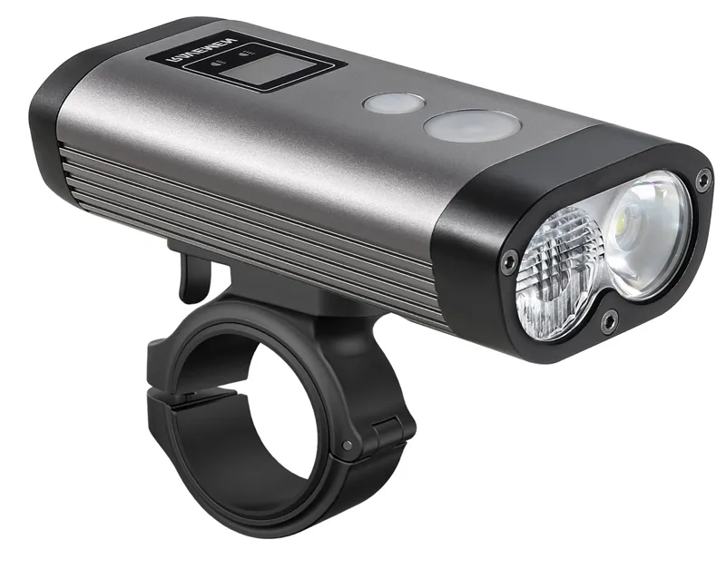 Ravemen PR1600 USB Rechargeable LED Front Light - Grey/Black