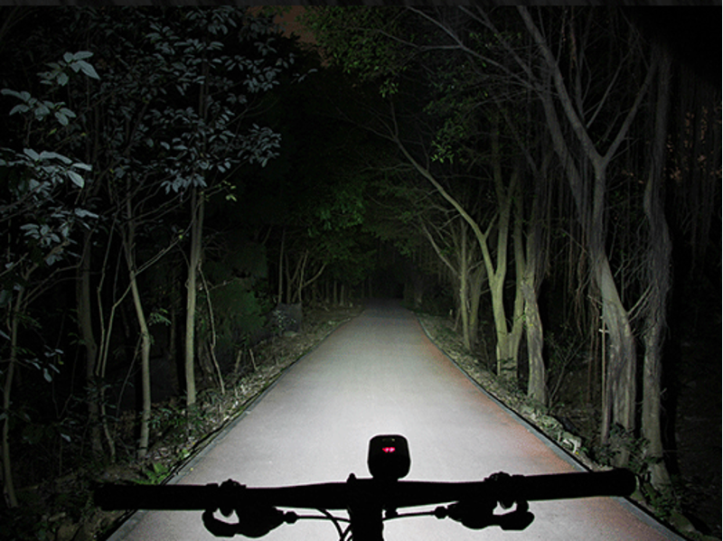 Ravemen PR1600 USB Rechargeable LED Front Light - Grey/Black-2