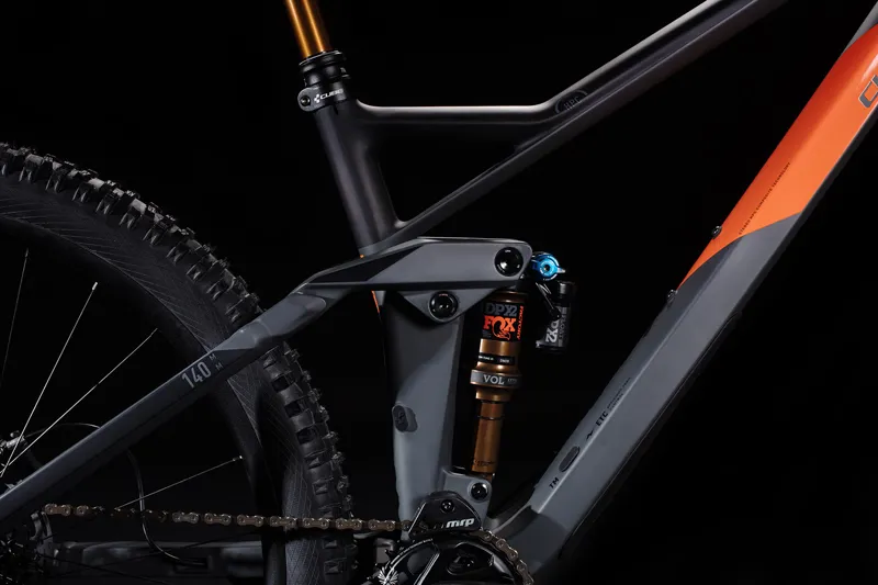Cube Stereo 140 HPC TM 27.5 2020 Full Suspension MTB - Grey/Orange-3