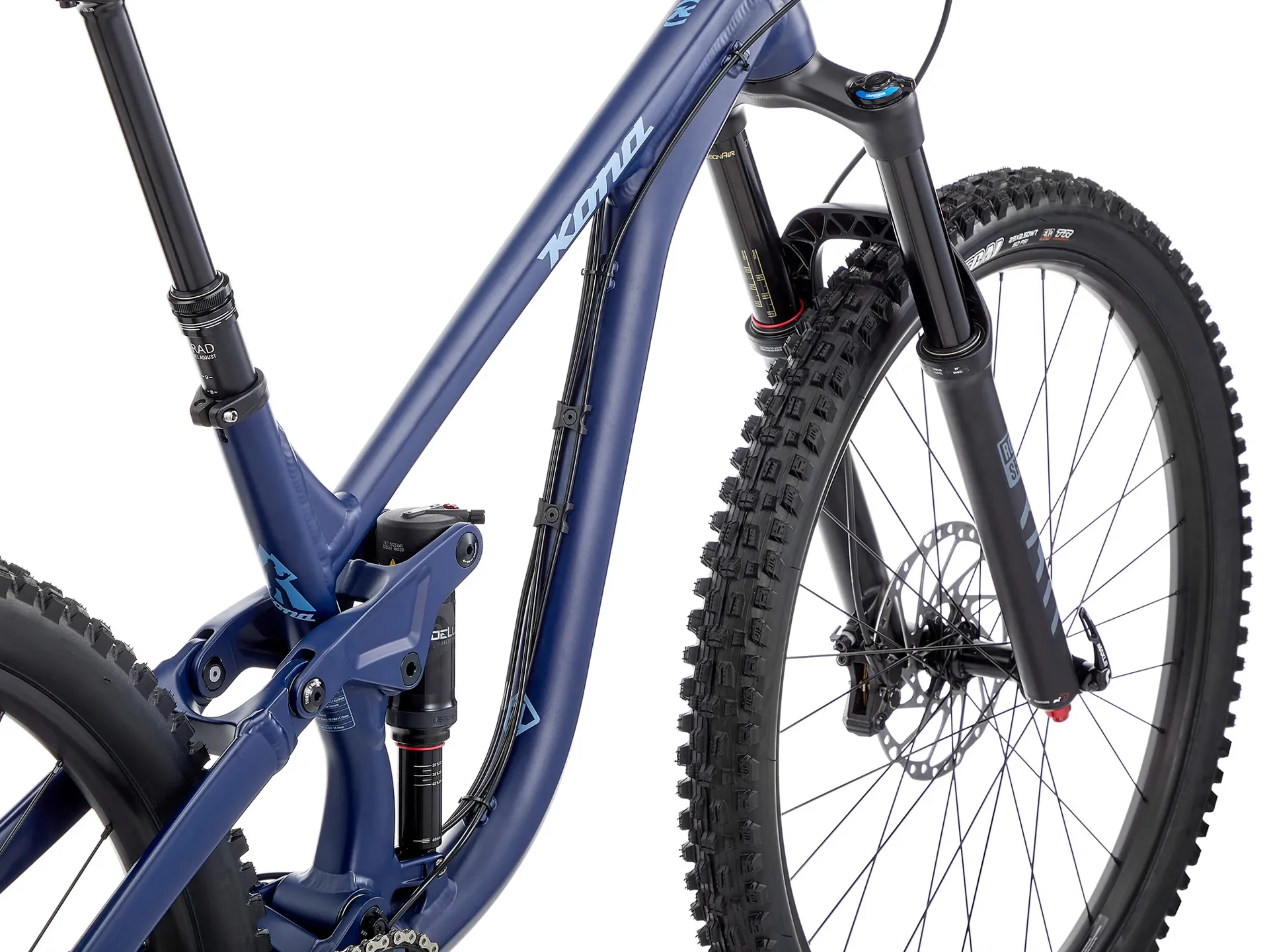 Kona Process 153 29er 2024 Full Suspension MTB - Matt Midnight