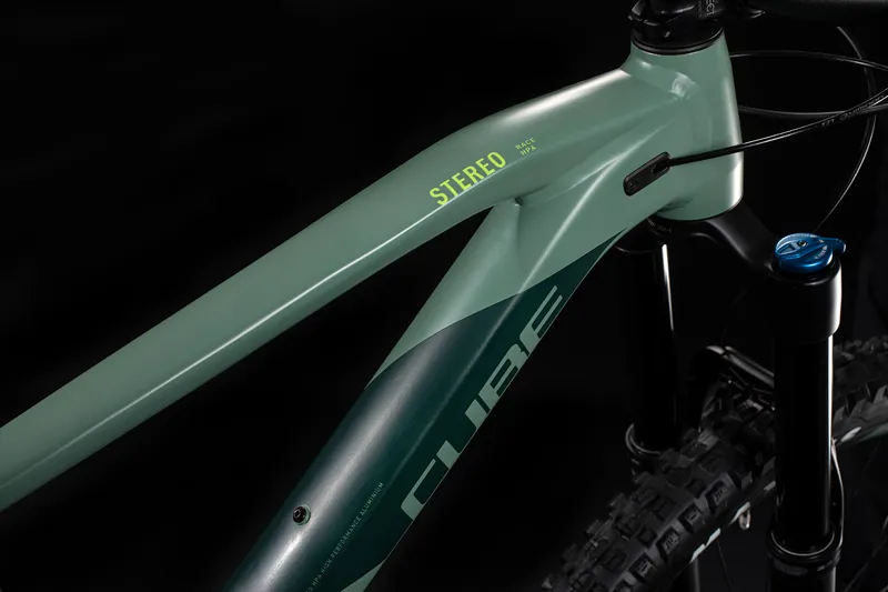 Cube Stereo 170 Race 29er 2020 Full Suspension MTB - Green/Sharpgreen-3