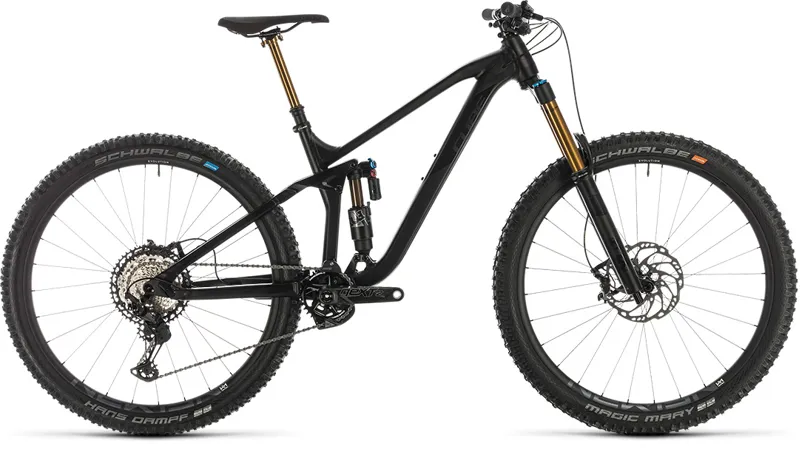Cube Stereo 170 SL 29er 2020 Full Suspension MTB - Black Anodized
