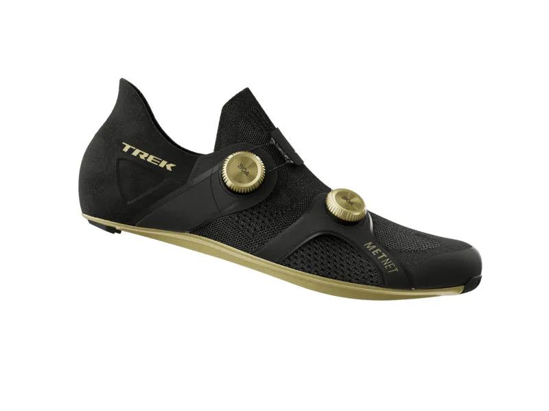 Trek RSL Knit Road Cycling Shoes - Black/Gold