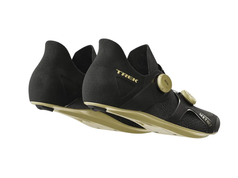 Trek RSL Knit Road Cycling Shoes - Black/Gold-5