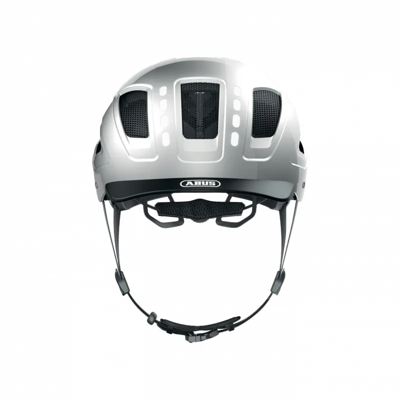 Abus Hyban 2.0 LED Urban Helmet - Silver-1