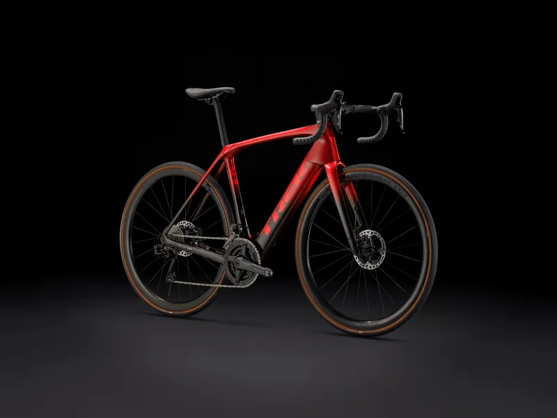 Trek Domane+ SLR 9 360wh 2025 Carbon Electric Road Bike - Carbon Red-1