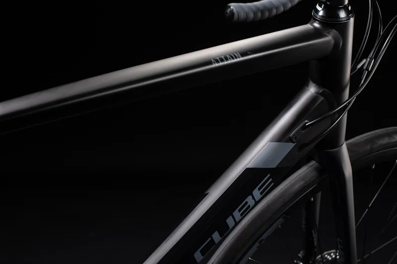 Cube Attain SL 2020 Road Bike - Black/Grey-3