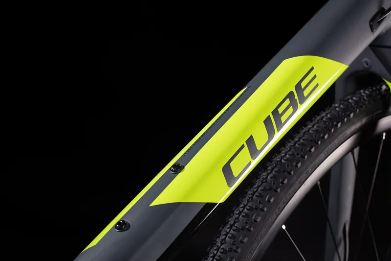 Cube Cross Race Pro 2020 Cyclocross Bike - Grey/Flash Yellow-2