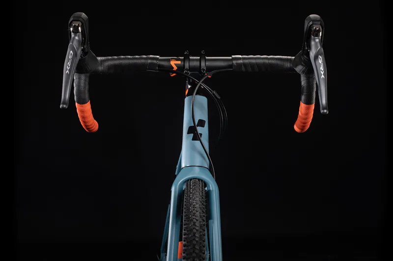 Cube Cross Race SL 2020 Cyclocross Bike - Bluegrey/Orange-2