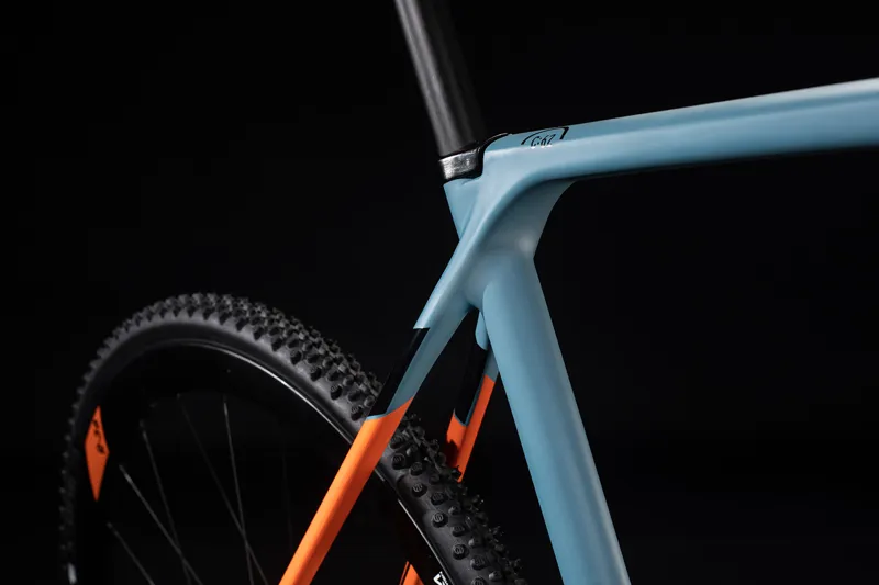 Cube Cross Race C:62 SLT 2020 Cyclocross Bike - Bluegrey/Orange-2