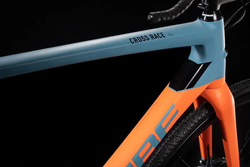 Cube Cross Race C:62 SLT 2020 Cyclocross Bike - Bluegrey/Orange-3