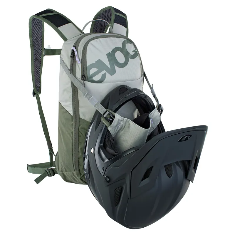 Evoc Ride Performance Backpack 8 + 2 Litre Bladder - Stone/Dark Olive-3