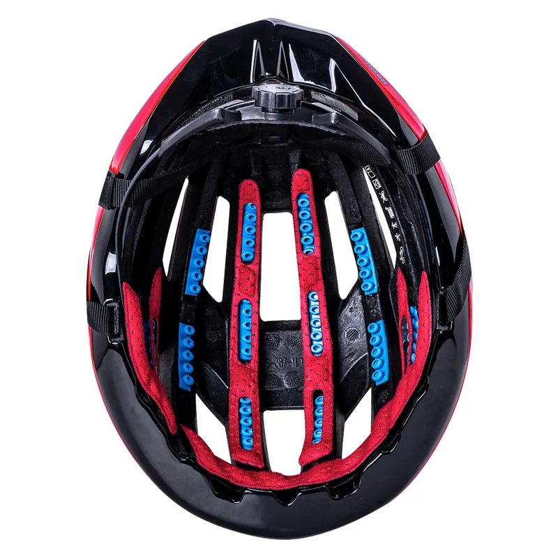 Kali Grit Road Bike Helmet - Sold Gloss Red-3