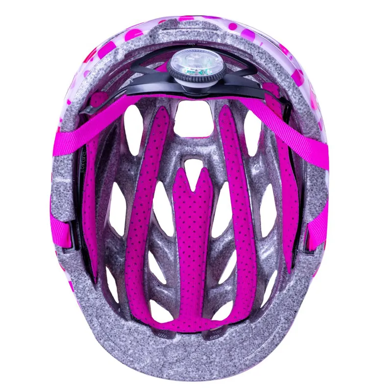 Kali Chakra Child Lighted Kids Helmet - Confetti Gloss Pink-3