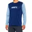 100 Ridecamp Men's Long Sleeve Jersey - Navy/Slate