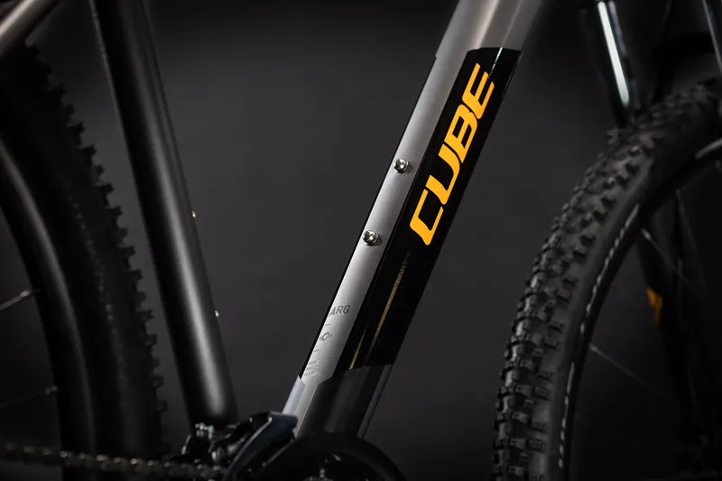 Cube Aim Race 27.5/29 2021 Hardtail Mountain Bike - Darkgrey/Orange-2