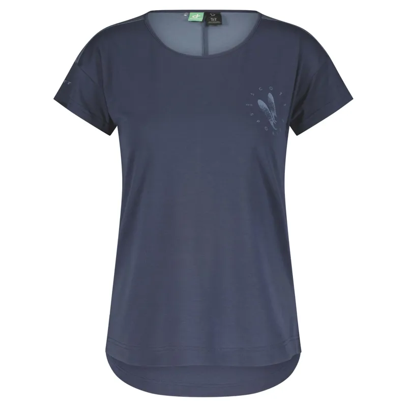 Scott Trail Flow DRI Short Sleeve Women's Technical T-Shirt - Dark Blue