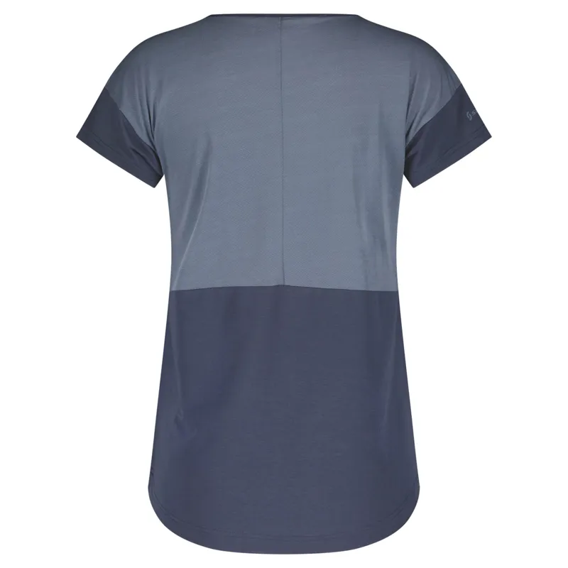 Scott Trail Flow DRI Short Sleeve Women's Technical T-Shirt - Dark Blue-1