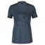 Scott Trail Flow Zip Women's Short Sleeve Jersey - Metal Blue/Dark Blue