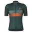 Scott RC Team 10 Men's Short Sleeve Jersey - Aruba Green/Braze Orange