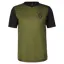 Scott Trail Vertic Zip Men's Short Sleeve Jersey - Fir Green/Black