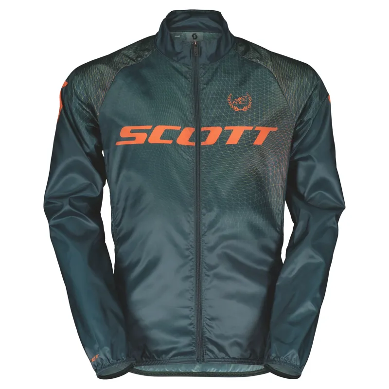 Scott RC Pro WB Junior Jacket - Aruba Green/Braze Orange
