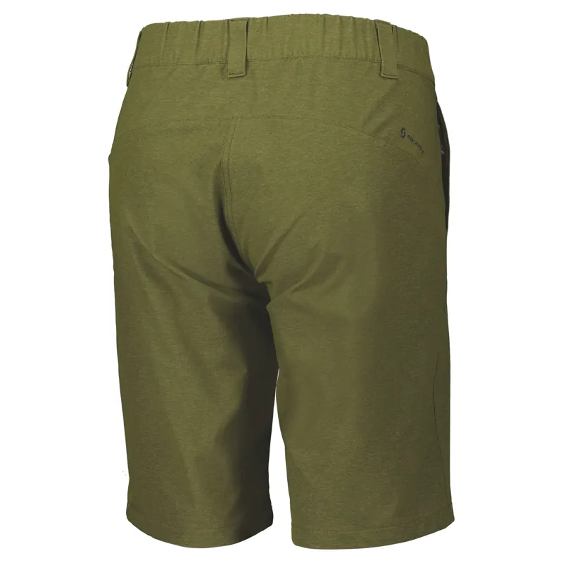 Scott Trail Flow Pro Women's Baggy Shorts - Fir Green-1
