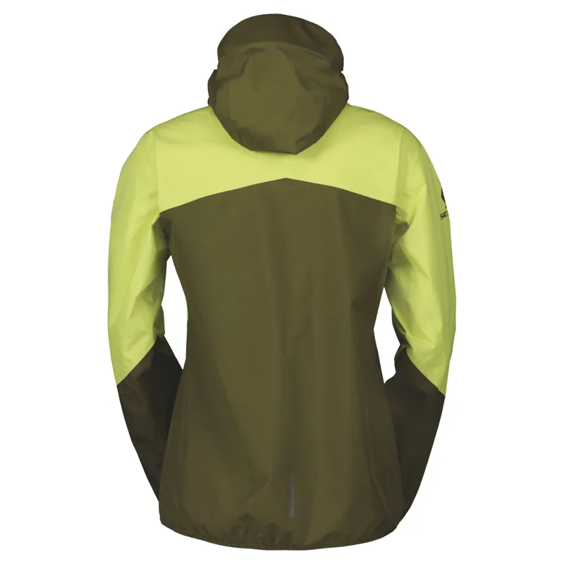 Scott Explorair Light Dryo 2.5L Women's Jacket - Fir Green/Bitter Yellow-1
