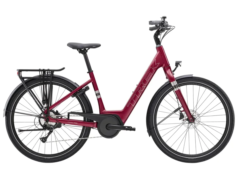 Trek Verve+ 1 Lowstep Women's 2026 Electric Bike - Rage Red