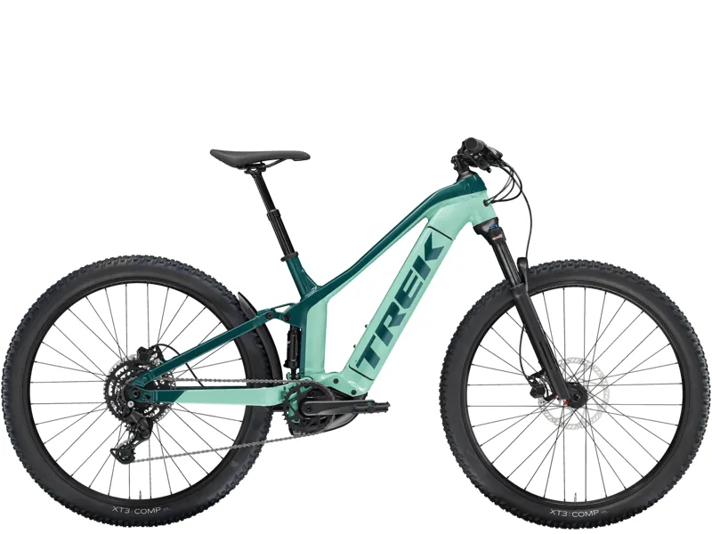 Trek Powerfly FS 4 Gen 3 2024 Carbon Electric MTB - Blue Sage/Juniper