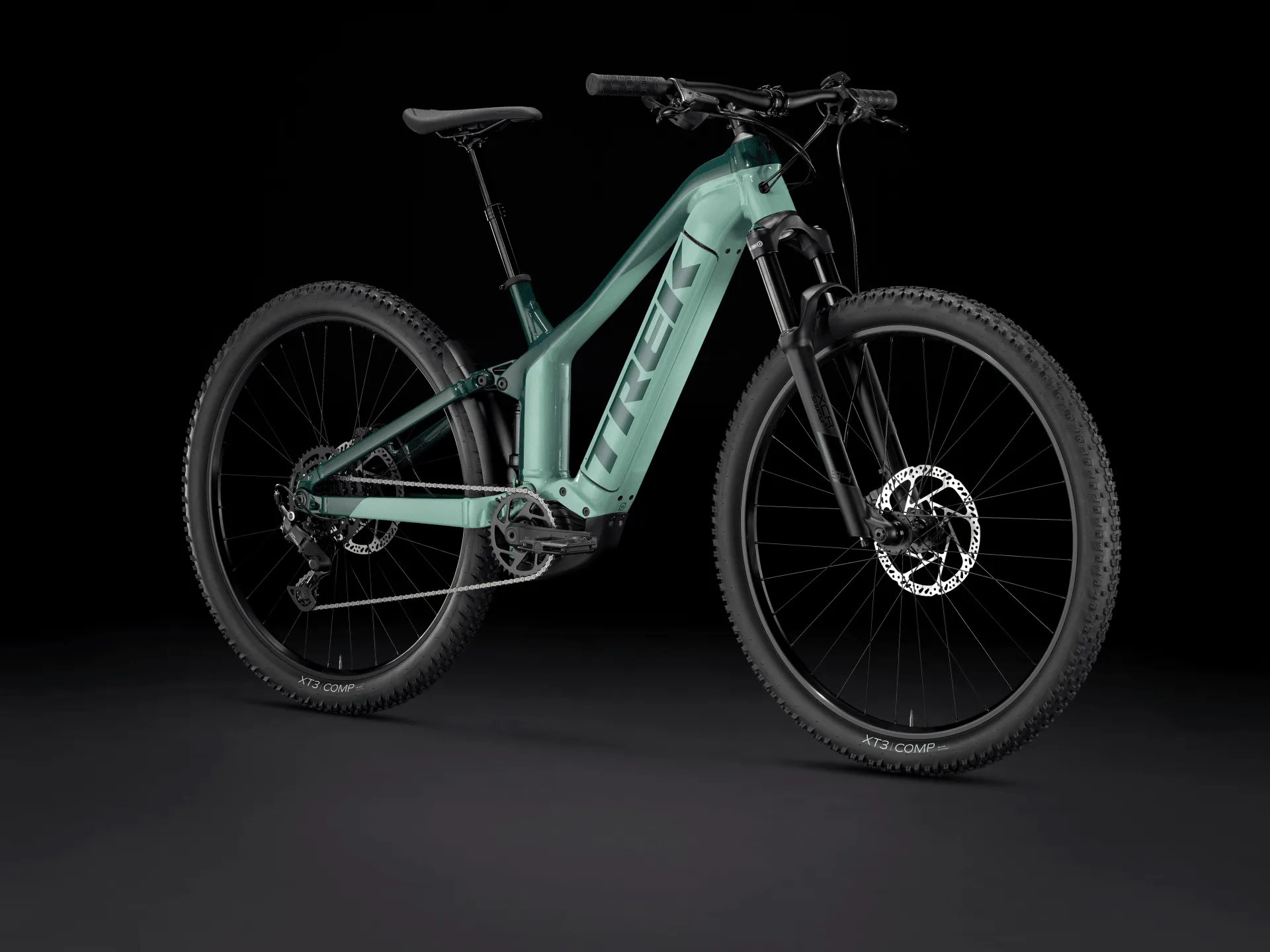 Trek Powerfly FS 4 Gen 3 2024 Carbon Electric MTB Blue Sage Juniper