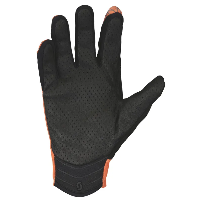 Scott RC Pro Long Finger Gloves - Braze Orange/Aruba Green-1