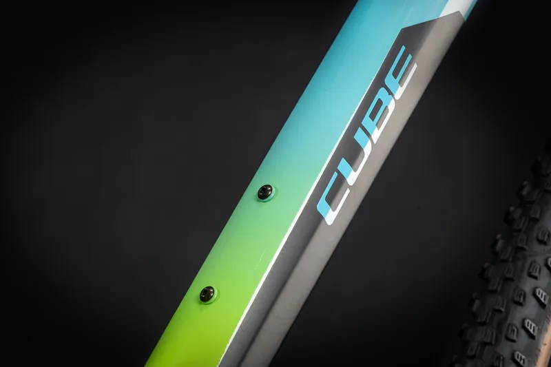 Cube Reaction Pro 29er 2021 Hardtail Mountain Bike - Fading Blue/Green-3