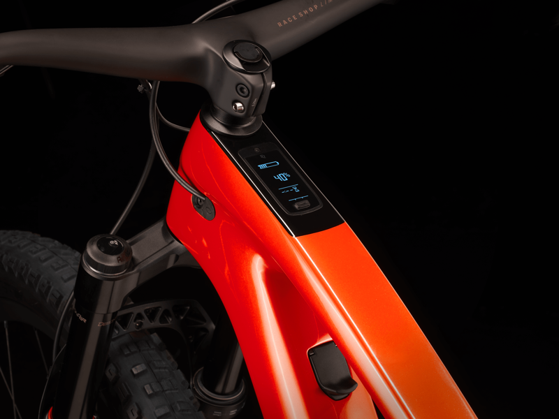 Trek Fuel EXe 9.9 XX AXS T-Type 2024 Electric Mountain Bike - Lava-3