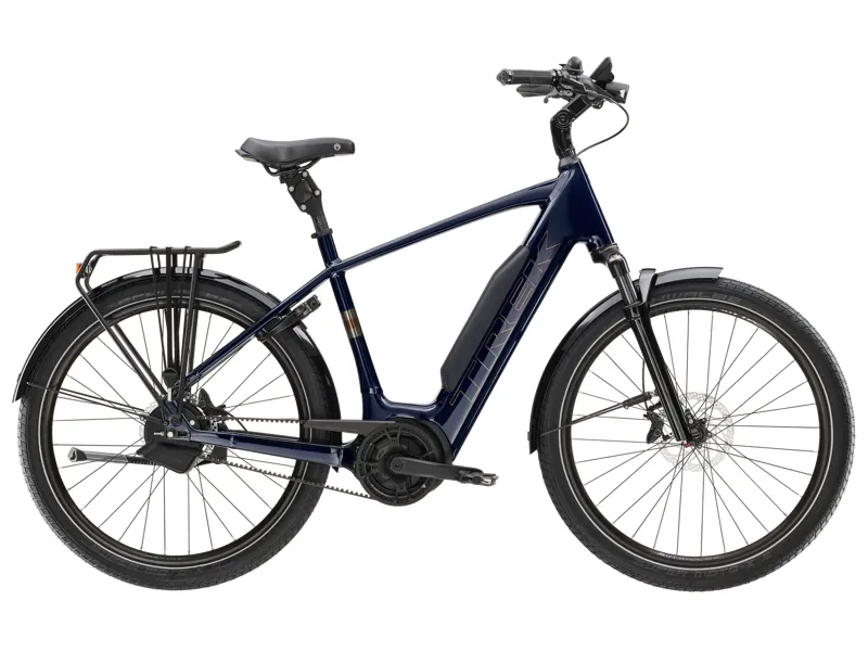 Trek District+ 5 800wh 2026 Electric Hybrid Bike - Deep Dark Blue