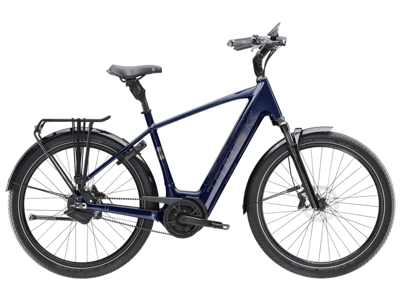 Trek District+ 5 400wh 2026 Electric Hybrid Bike - Deep Dark Blue