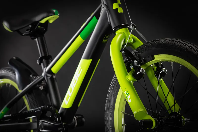 Cube Cubie 160 2021 16w Kids Bike - Black/Green-4
